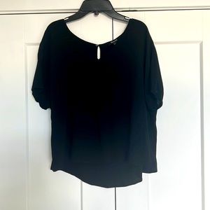 Madewell black blouse